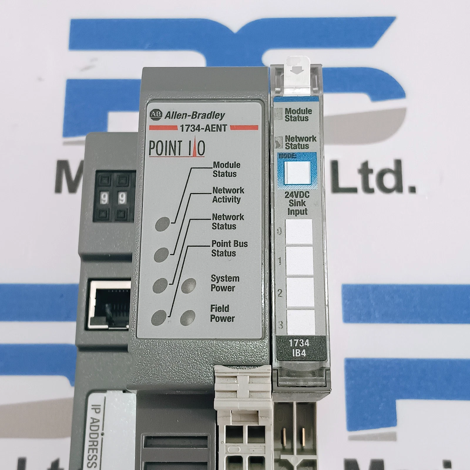 Allen Bradley 1734-AENT Ethernet Network Adaptor & 1734-IB4 Digital Input Module - Image 2