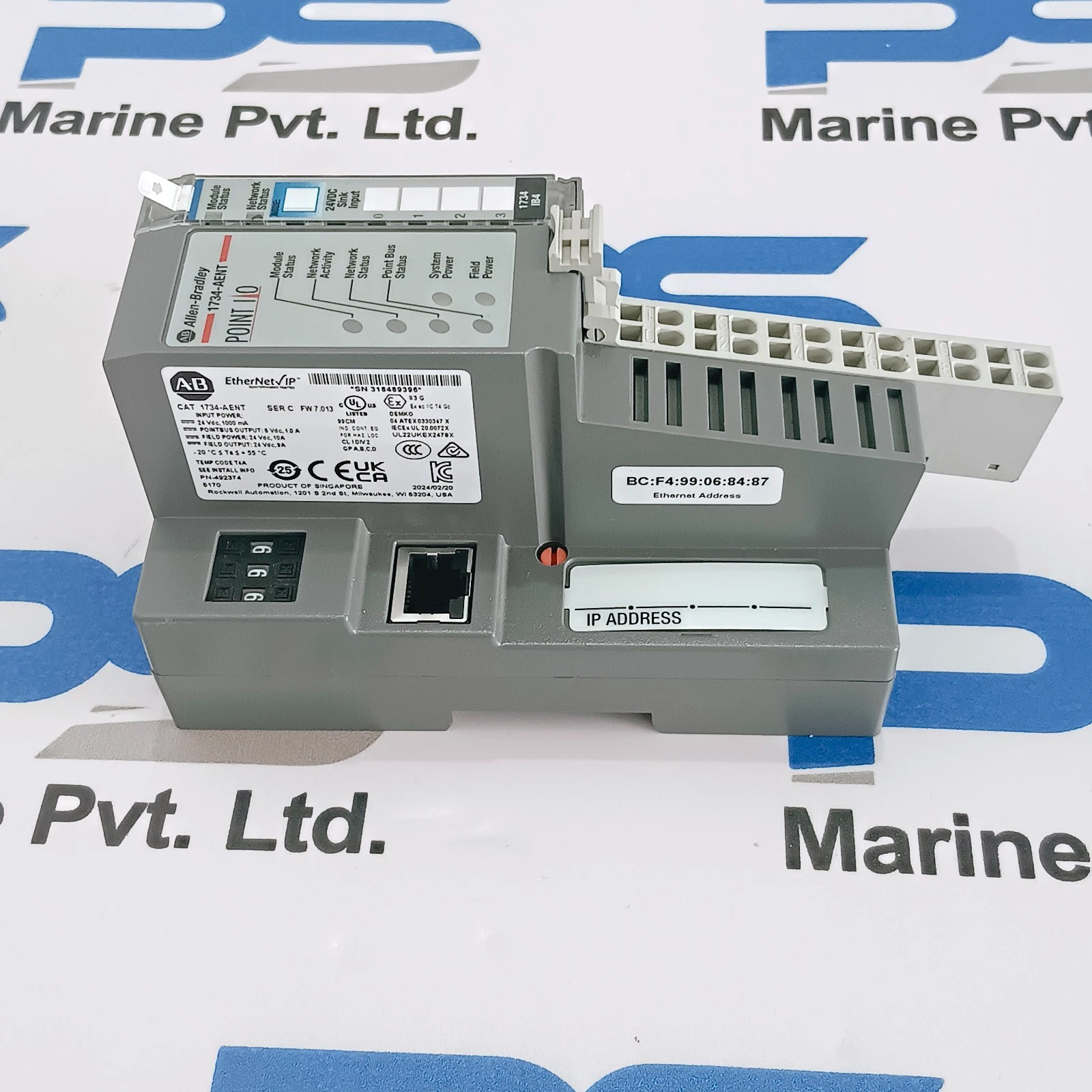 Allen Bradley 1734-AENT Ethernet Network Adaptor & 1734-IB4 Digital Input Module - Image 5