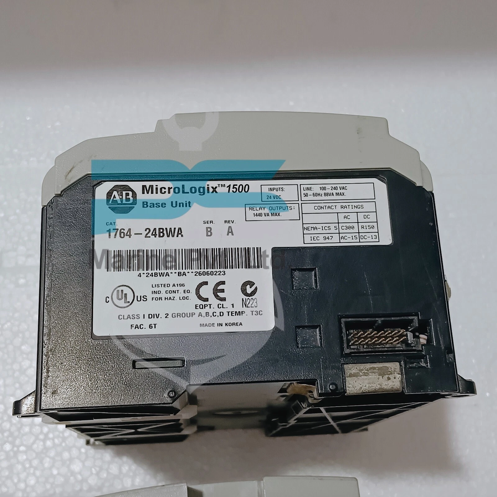 Allen-Bradley 1764-24BWA Ser B MicroLogix 1500 Controller Base Unit - Image 2