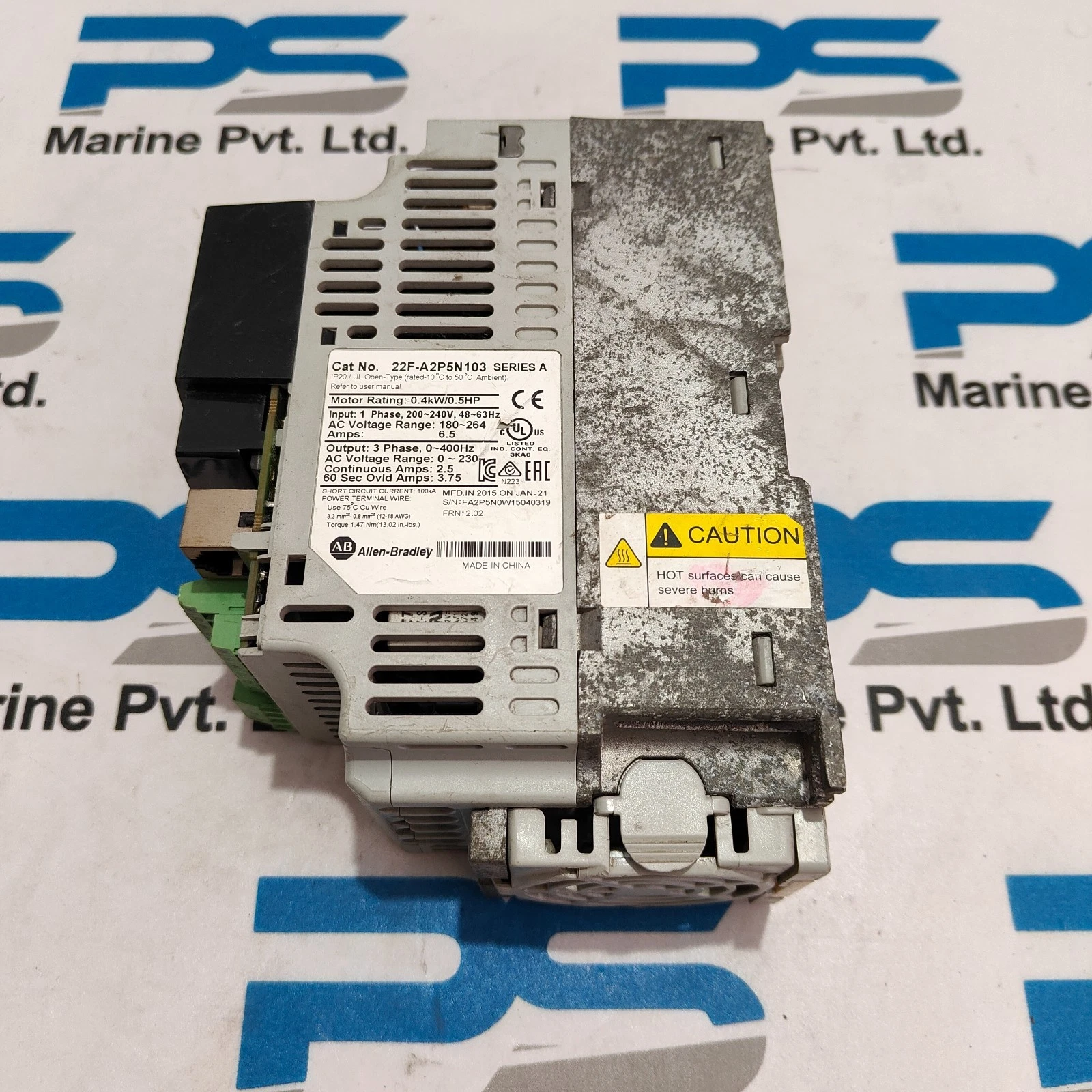 Allen-Bradley PowerFlex 4M 22F-A2P5N103 AC Variable Frequency Drive - Image 8