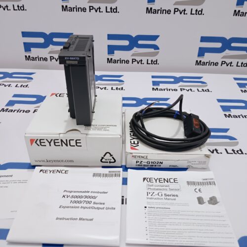 Keyence KV-B8XTD Input/Output Module With PZ-G102N Reflective Cable