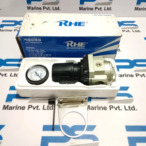 RHE AR4000-04 Pneumatic Air Regulator with Gauge