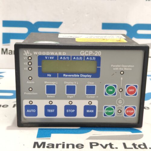 WOODWARD GCP-21 GENSET CONTROL PANEL GPS-2 4B/LSB GENERATOR PROTECTION
