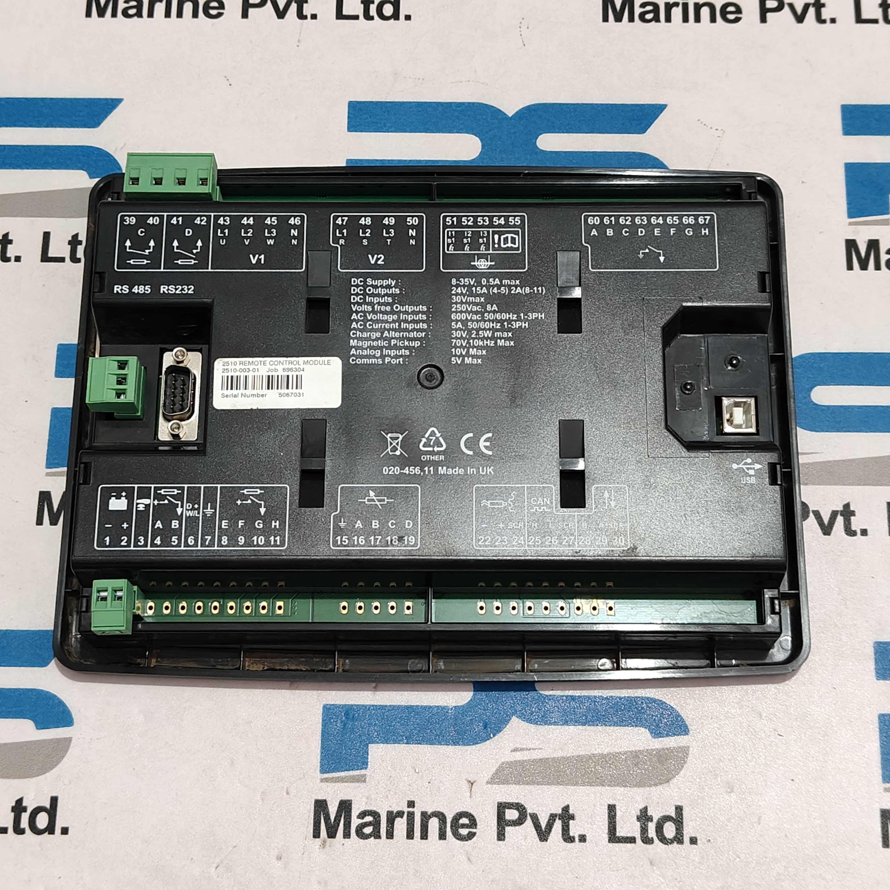 DEEP SEA ELECTRONICS DSE2510 REMOTE CONTROL MODULE NEW (S/N: 5067031) - Image 5