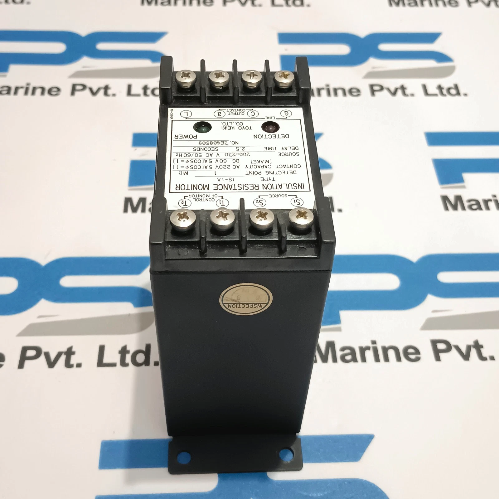 TOYO KEIKI CO. LTD IS-1A INSULATION RESISTANCE MONITOR No.ZE408509 - Image 2