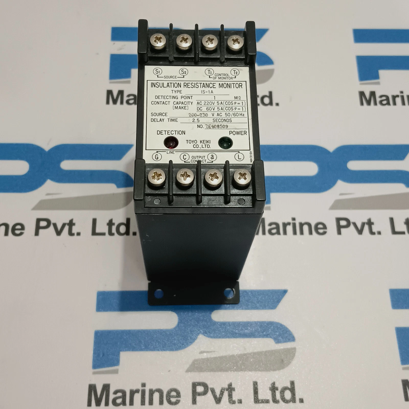 TOYO KEIKI CO. LTD IS-1A INSULATION RESISTANCE MONITOR No.ZE408509 - Image 4