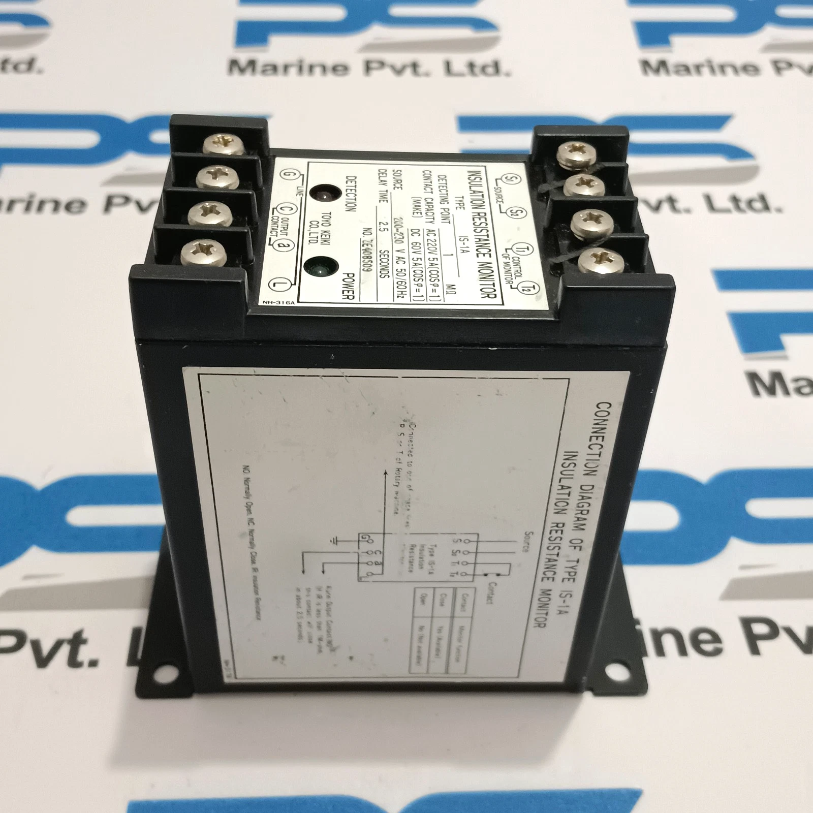TOYO KEIKI CO. LTD IS-1A INSULATION RESISTANCE MONITOR No.ZE408509 - Image 3