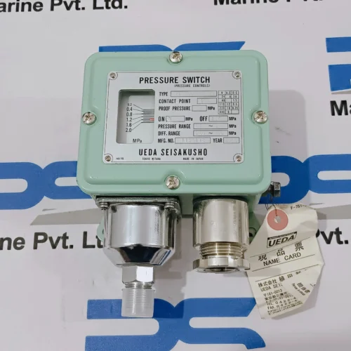 UEDA SEISAKUSHO PL-650W-6H-G3 PRESSURE SWITCH PRESSURE RANGE 0.2 – 2.0 MPa