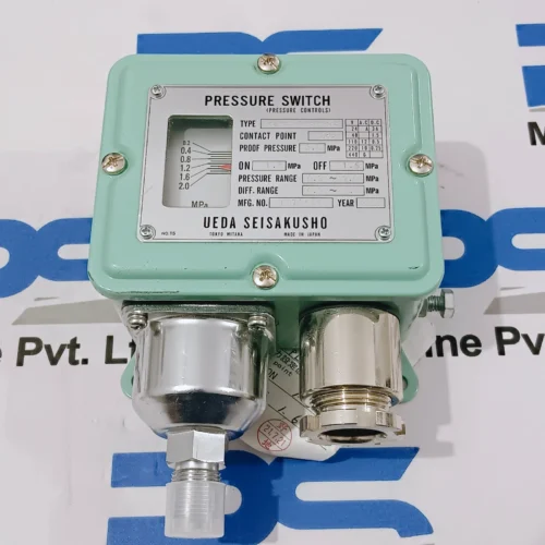 UEDA SEISAKUSHO PL-650W-6H-G3B PRESSURE SWITCH PRESSURE RANGE 0.2 – 2.0 MPa