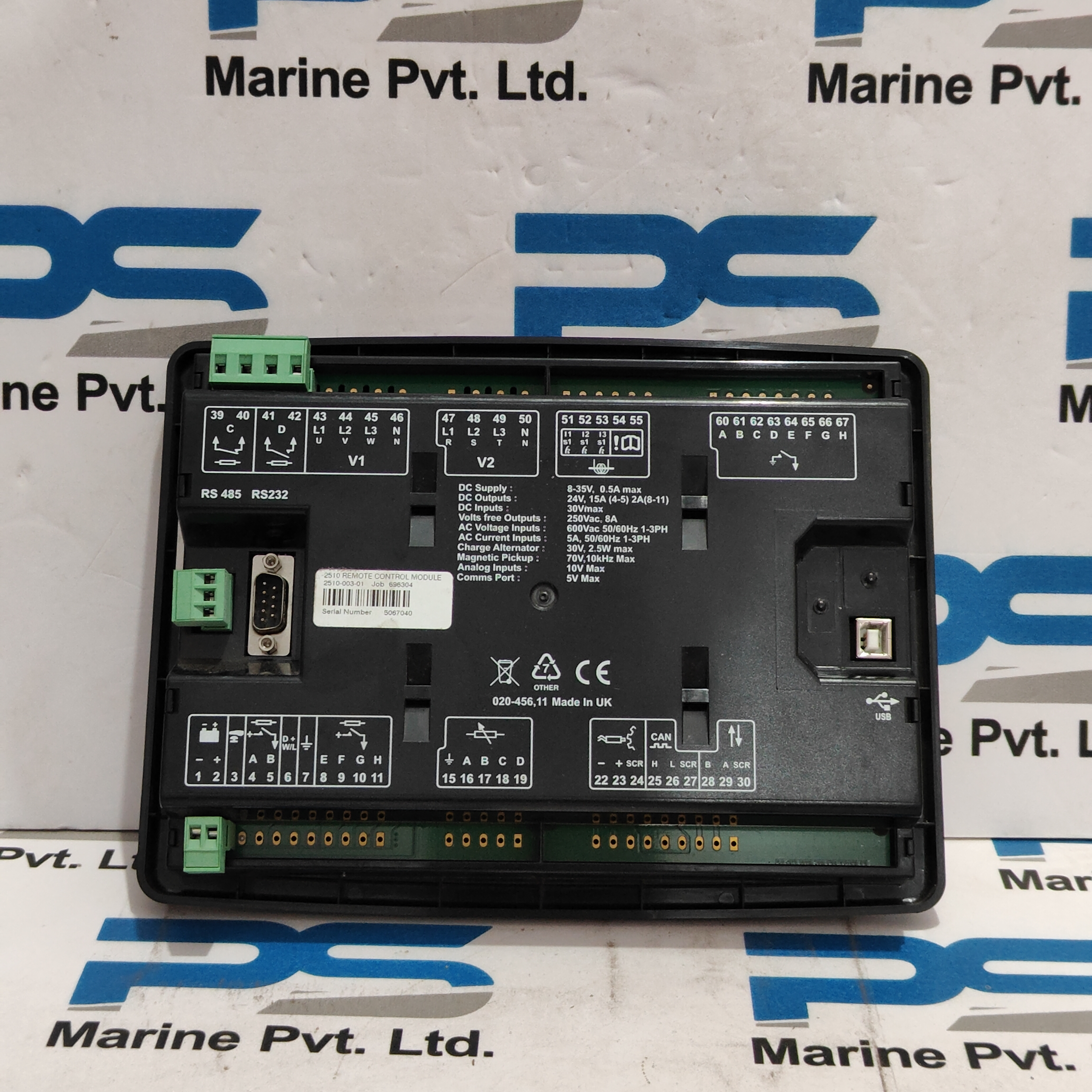 DEEP SEA ELECTRONICS DSE2510 REMOTE CONTROL MODULE NEW (S/N: 5067040) - Image 8